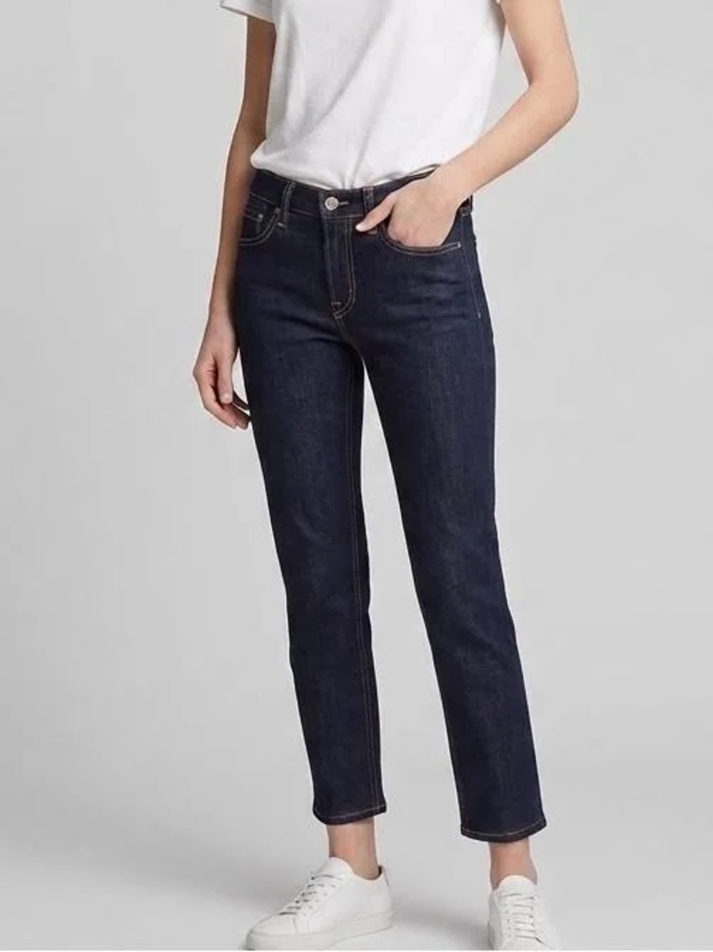NWOT Rag & Bone Size 32 Capri Jeans in Heritage Blue Wash